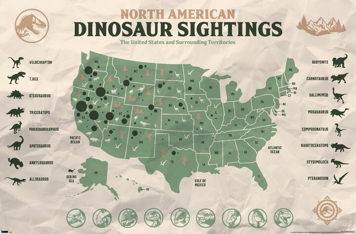 Mapa de 'Jurassic World Dominion'