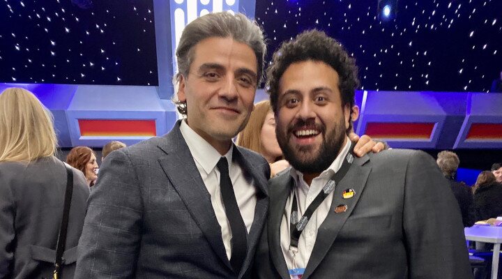 Oscar Isaac y su hermano Hernández