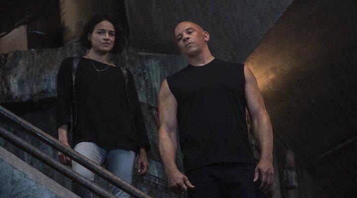  Michelle Rodriguez y Vin Diesel en 'Fast and Furious 9'