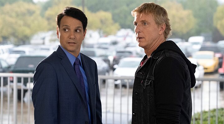 Ralph Macchio y William Zabka en 'Cobra Kai'