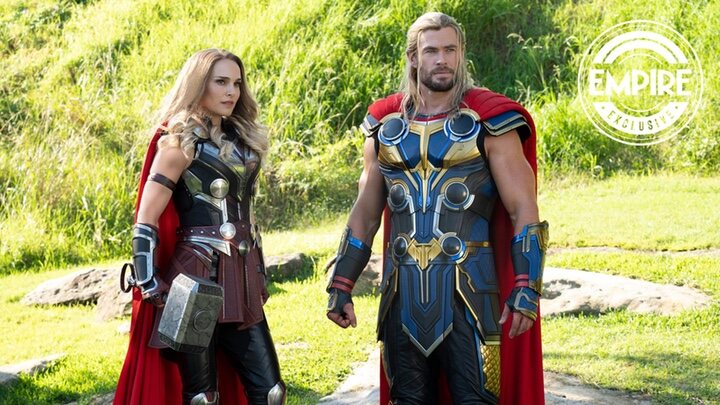  Natalie Portman y Chris Hemsworth en 'Thor: Love and Thunder' (2022)