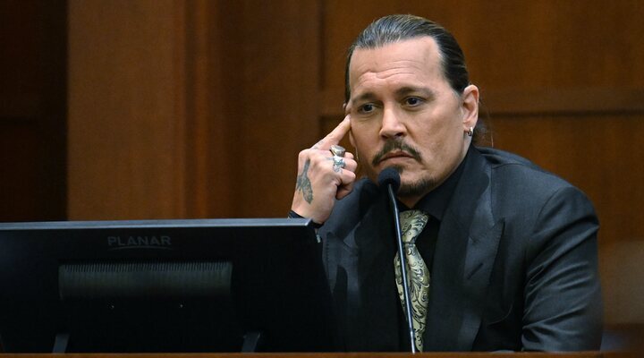 Johnny Depp en el juicio contra Amber Heard