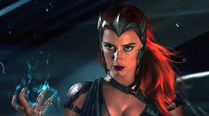 Amber Heard como Mera en 'Aquaman'