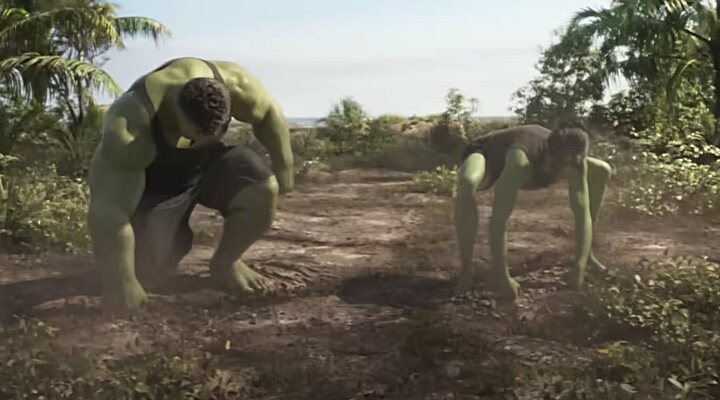 Hulk y Hulka en el tráiler de 'She-Hulk: Abogada Hulka'