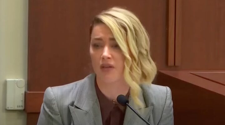 Amber Heard en su último testimonio en el juicio contra Johnny Depp