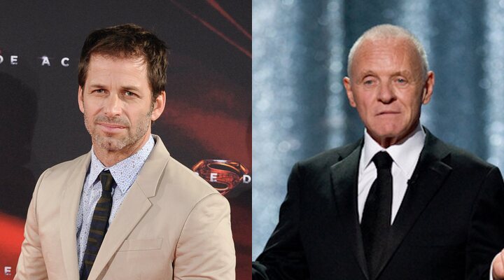 Zack Snyder y Anthony Hopkins