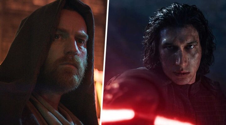  Obi-Wan Kenobi (Ewan McGregor) y Kylo Ren (Adam Driver)