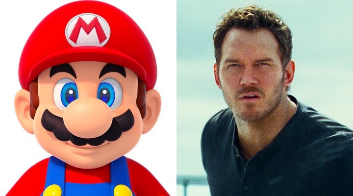 Super Mario y Chris Pratt