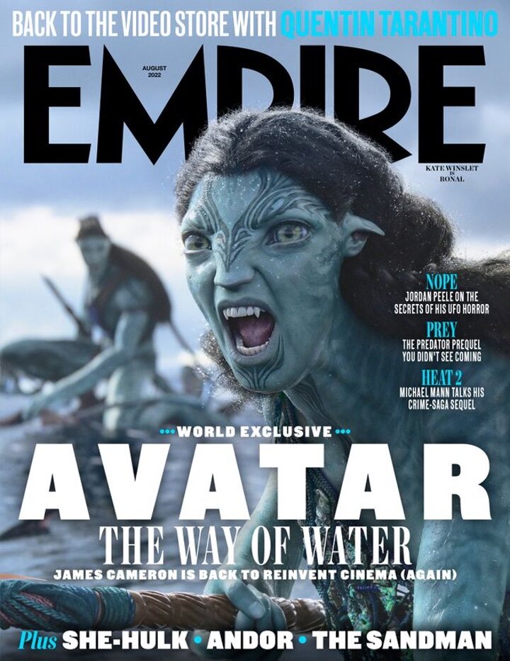 Portada de Empire con 'Avatar: El sentido del agua'