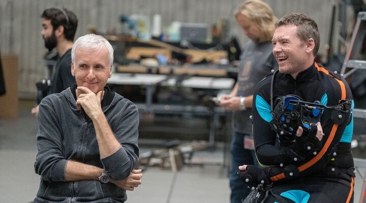  James Cameron dirigiendo 'Avatar: El sentido del agua'"