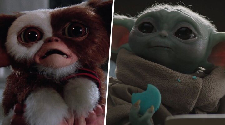  Gizmo en 'Gremlins' y Baby Yoda