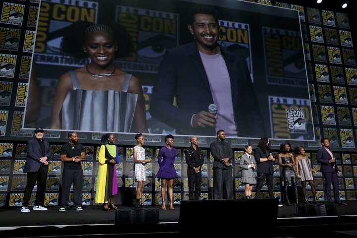 El equipo de 'Black Panther: Wakanda Forever' en la Comic-Con de San Diego