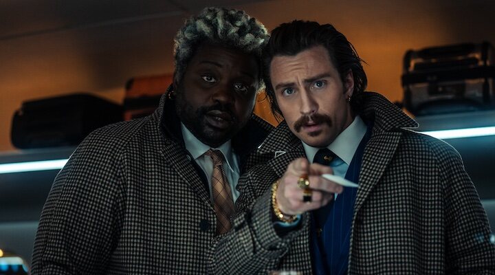 Brian Tyree Henry y Aaron Taylor-Johnson