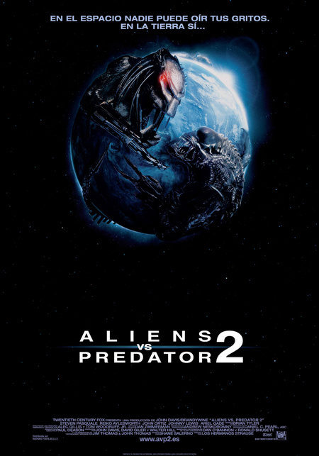 Cartel en español, imágenes y clip de 'Aliens vs Predator 2'