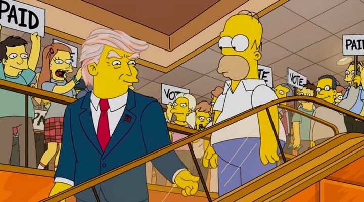 Donald Trump en 'Los Simpson'