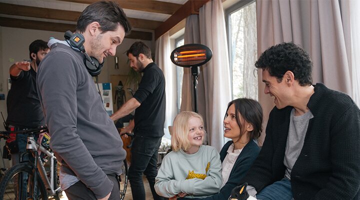 Elena Anaya e Ignacio Tatay en el rodaje de 'Jaula'