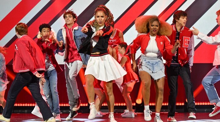 El reparto de 'High School Musical: El Musical: La serie' en la D23 Expo 2022