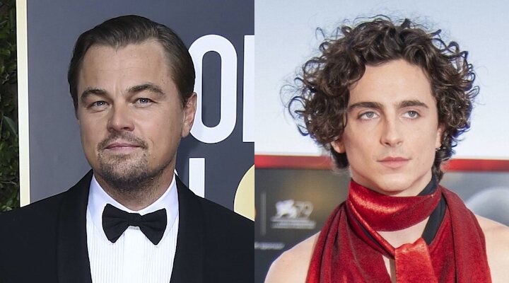 Leonardo Dicaprio y Timothée Chalamet