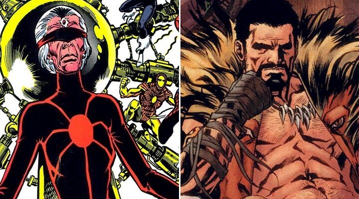  'Madame Web' y 'Kraven el Cazador'