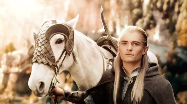 Orlando Bloom (Legolas) en 'El Señor de los Anillos'