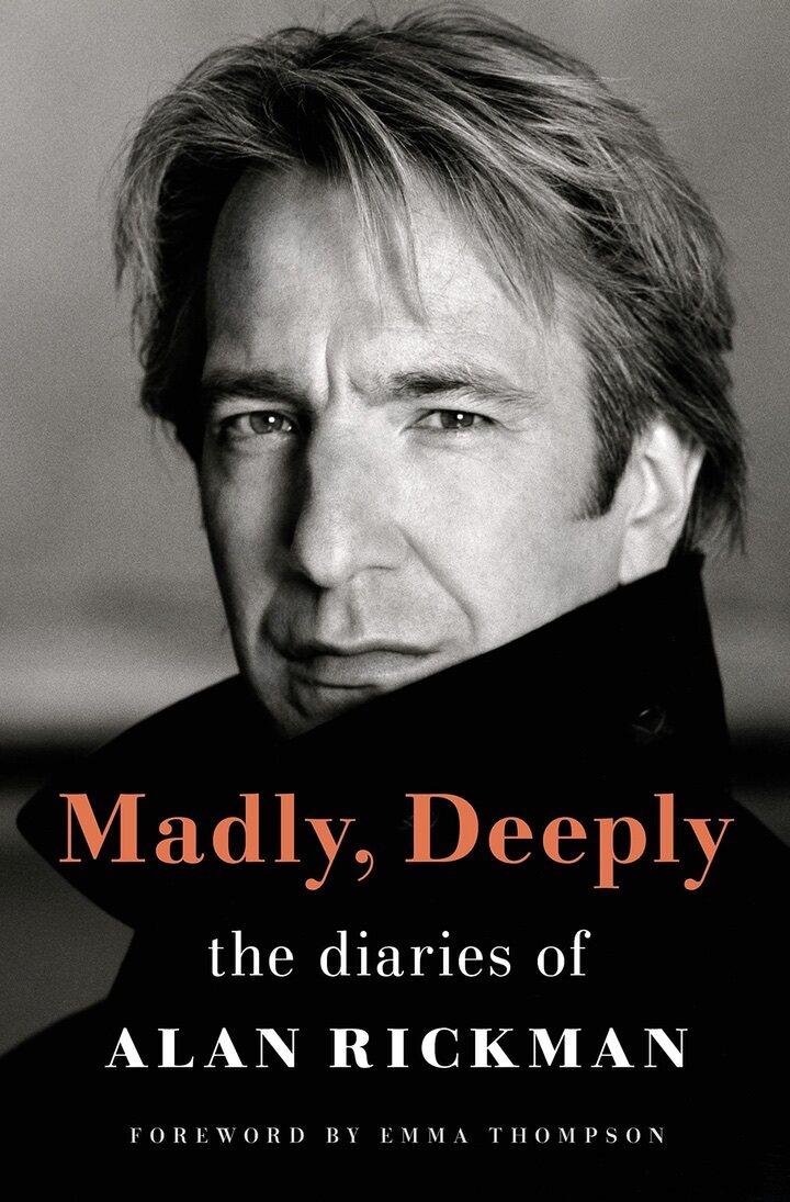 Portada de 'Madly, Deeply: The Diaries of Alan Rickman'