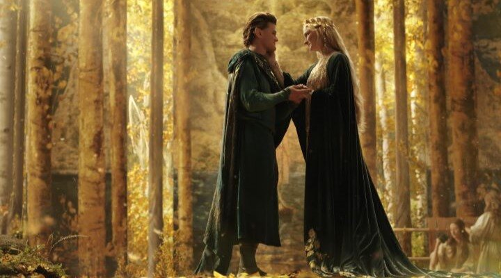 Elrond y Galadriel en 'Los Anillos de Poder'