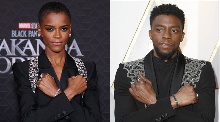  Letitia Wright y Boseman