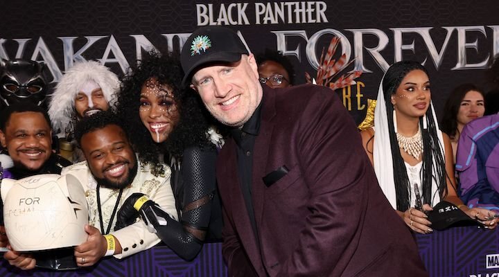 Kevin Feige en la premiere de 'Black Panther: Wakanda Forever'