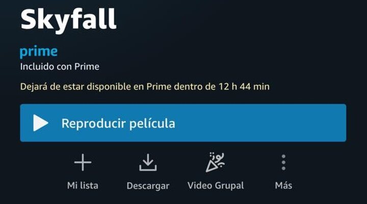 catálogo de Prime Video