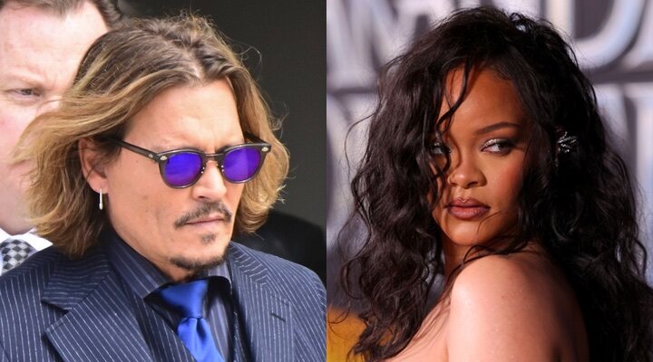 Johnny Depp y Rihanna