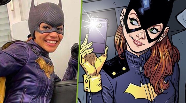  Leslie Grace caracterizada como 'Batgirl'