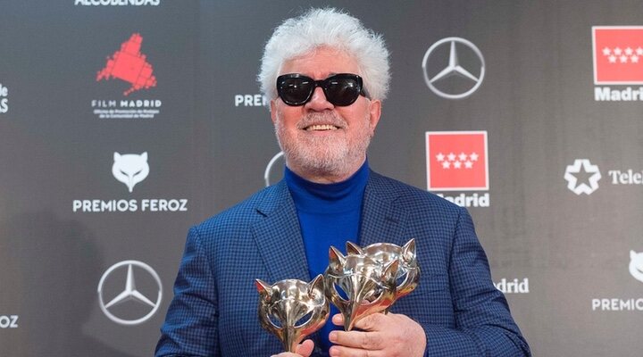 Pedro Almodóvar en la gala de los Premios Feroz 2020