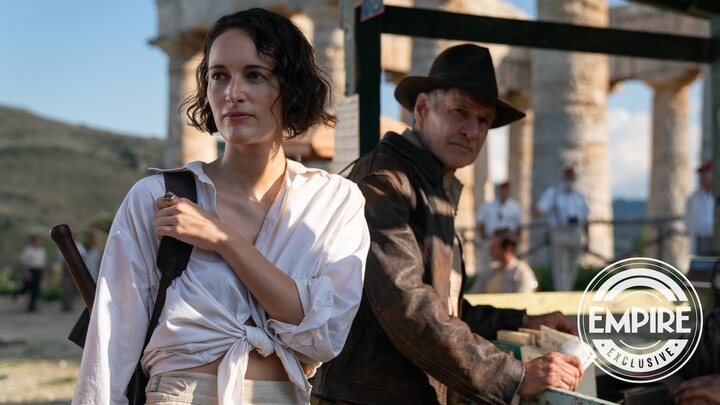 Phoebe Waller-Bridge y Harrison Ford en 'Indiana Jones 5'