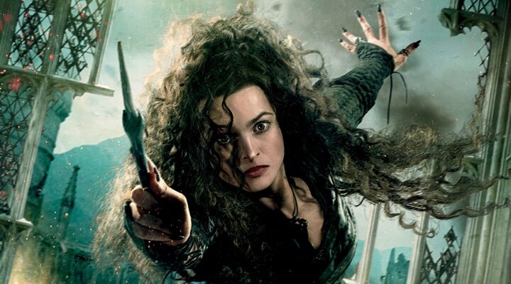 Helena Bonham Carter como Bellatrix Lestrange en 'Harry Potter'