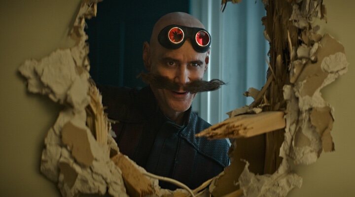 Jim Carey como Doctor Eggman en 'Sonic: La película'