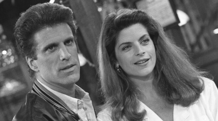  Ted Danson y Kirstie Alley en 'Cheers'