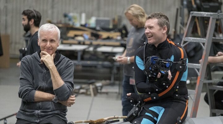  James Cameron dirigiendo 'Avatar: El sentido del agua'