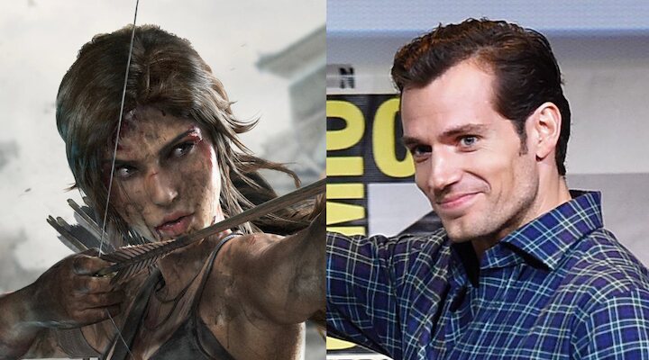 Henry Cavill y Lara Croft