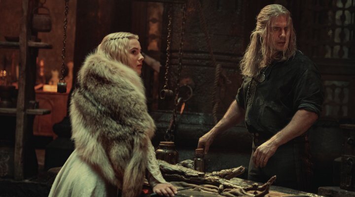 Geralt y Ciri en 'The Witcher'