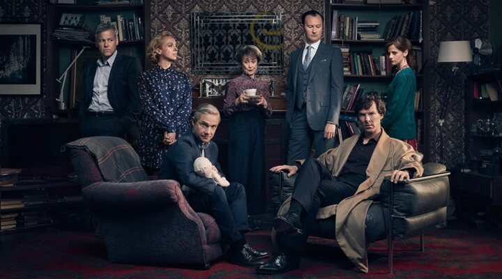  Imagen promocional de la cuarta temporada de 'Sherlock'