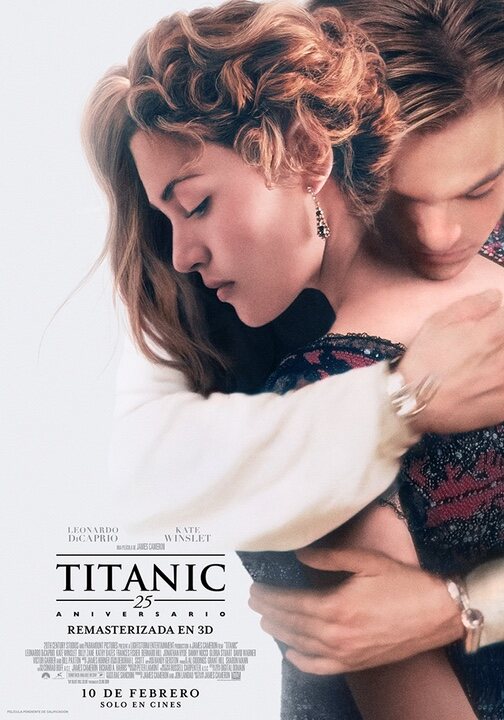 Póster 25 aniversario de 'Titanic'