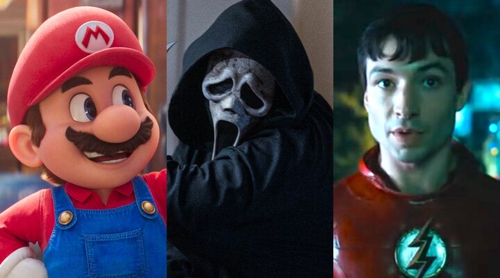 'Super Mario Bros. La película', 'Scream VI' y 'The Flash'