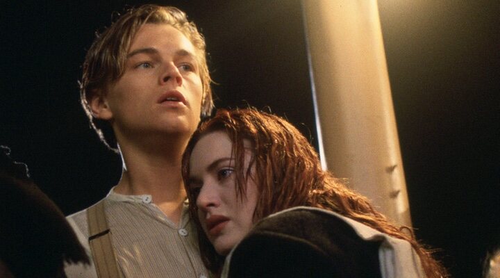 Leonardo DiCaprio y Kate Winslet en 'Titanic'