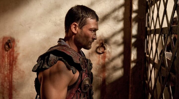  Andy Whitfield en 'Spartacus'