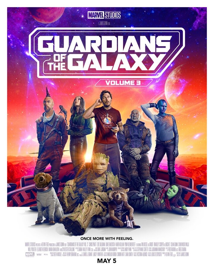 Cartel Guardianes de la Galaxia Vol.3