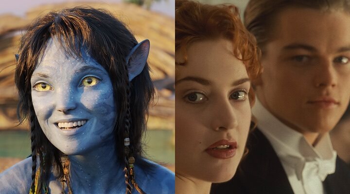 'Avatar: El sentido del agua' y 'Titanic'