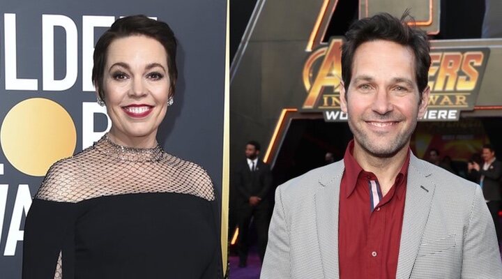 Olivia Colman y Paul Rudd