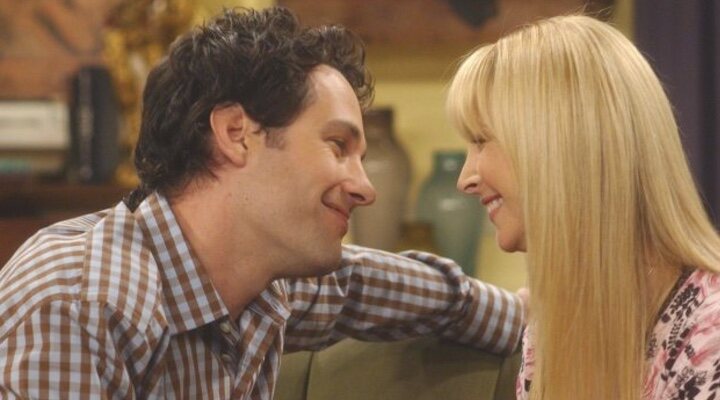 Paul Rudd y Lisa Kudrow en 'Friends'