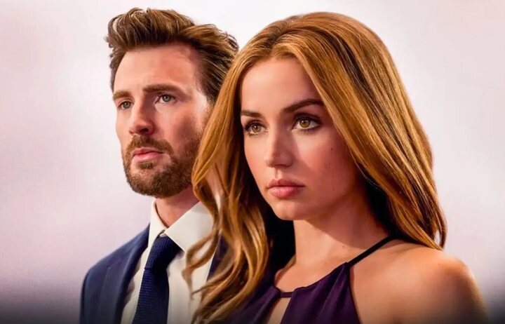  Ana de Armas y Chris Evans en el cartel de 'Ghosting'