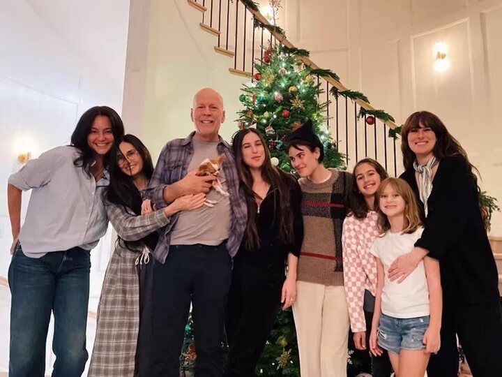 Bruce Willis con su familia